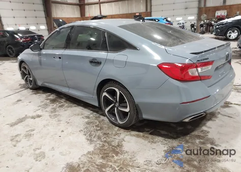 2022 Honda Accord Sport 2.0T z USA, uszkodzony, nr VIN 1HGCV2F37NA009003